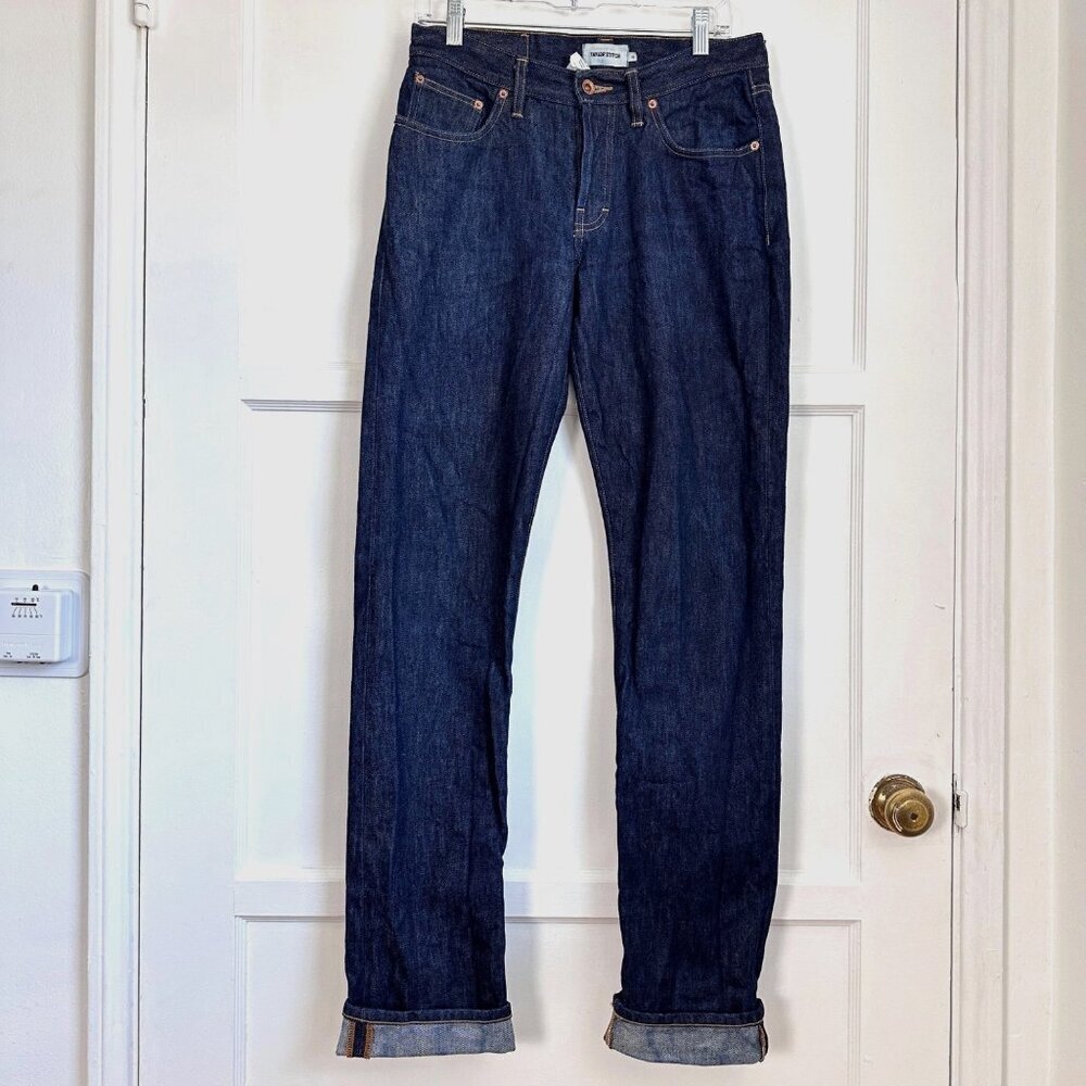 Taylor Stitch Men's Democratic Jean Raw Denim 30x35 EUC